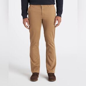 HAWKER RYE Essential Wash Stretch Straight Fit‎ Chino brown stitch fix 33-34 nwt